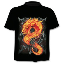 Load image into Gallery viewer, New Mens Skull T shirts Brand punk  style finger skull 3Dt- shirts Men Tops Hip hop 3d print skull punisher T-shirt dropshipping