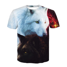Load image into Gallery viewer, 2018 Newest Harajuku Wolf 3D Print Cool T-shirt Men/Women Short Sleeve Summer Tops Tees T shirt Fashion M-5XL